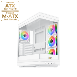 XIGMATEK Meta ARGB Super Tower Case - White